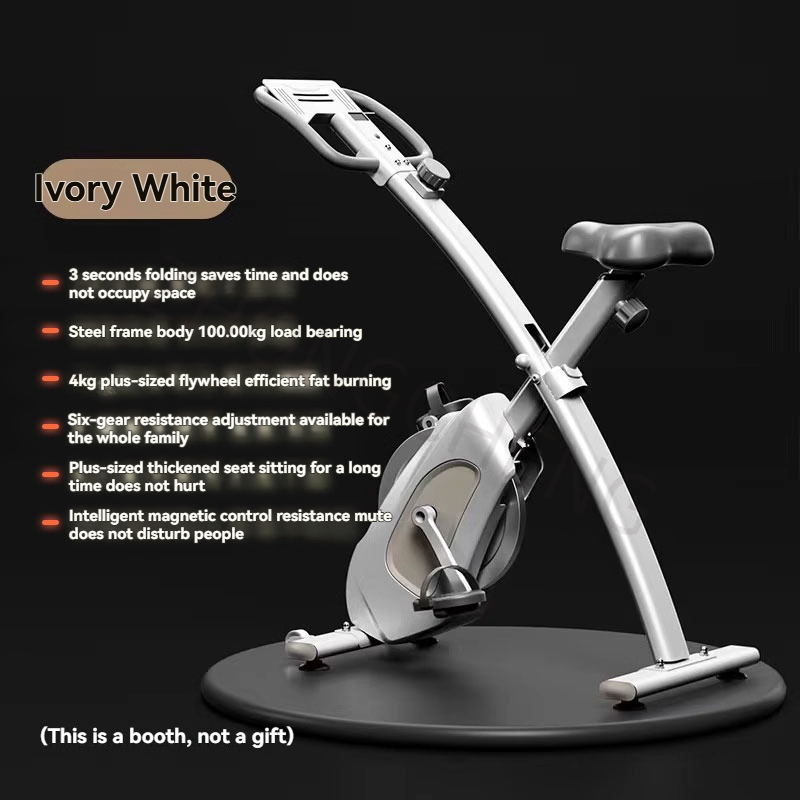 Home Gym Bike - Folding Spinning Bike Home Mute Exercise