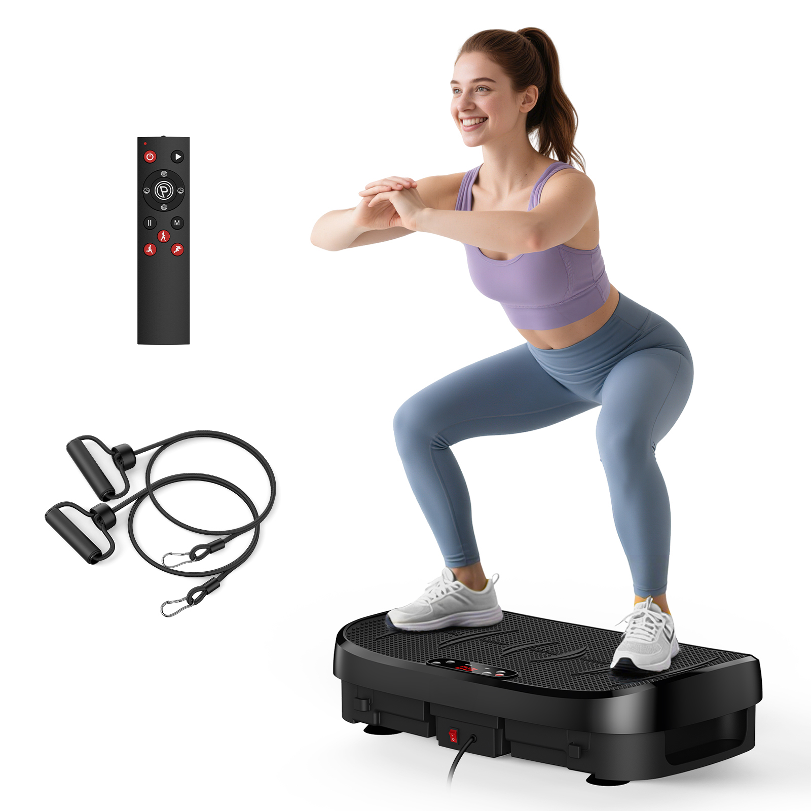Home Gym Weight Machine - Vibration Plate Fat Burning Fitness Platform