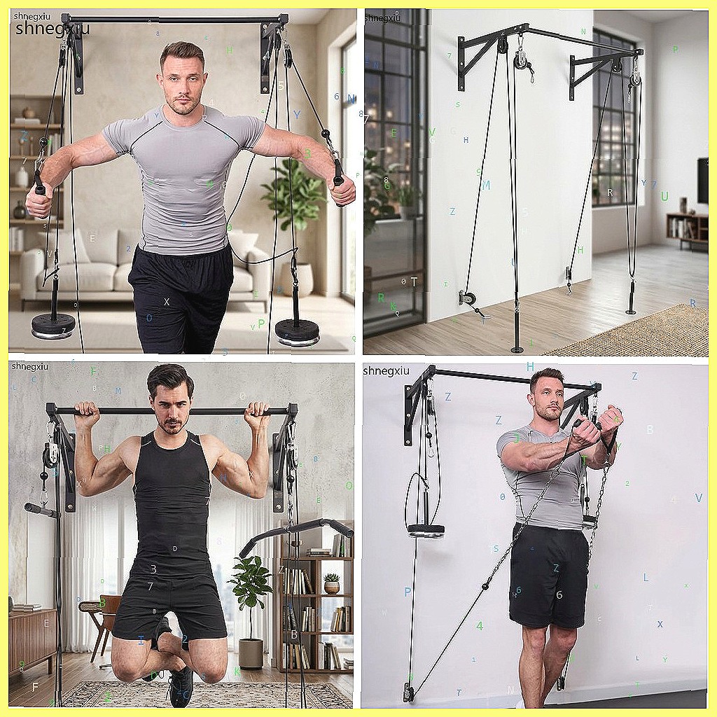 Home Gym Equipment Diy - Wall Mounted DIY Fitness Pulley System
