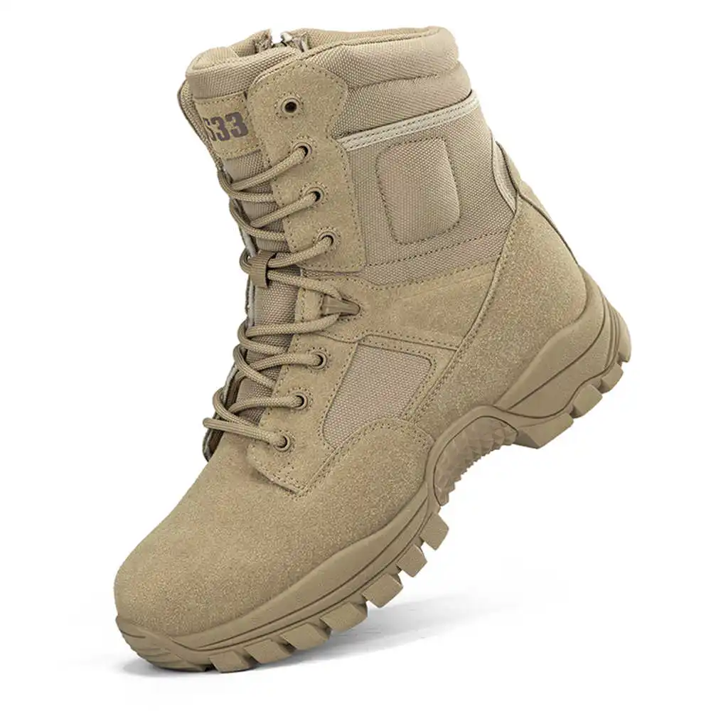 Home Gym Second - Nonslip Genuine Leather Hiking Boots Designer