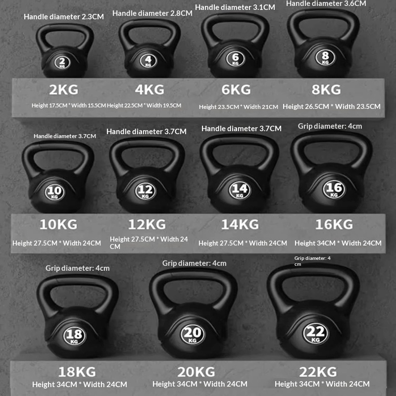 Home Gym Weight Machine - 2026 Fitness Adjustable 8kg Kettlebell Ergonomic