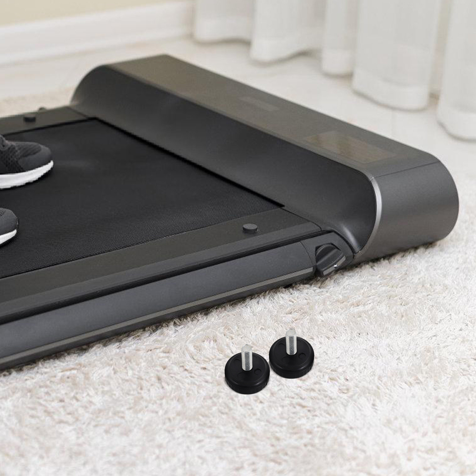 Home Gym Installation - 4Pcs Easy Install Adjustable Suction Cup