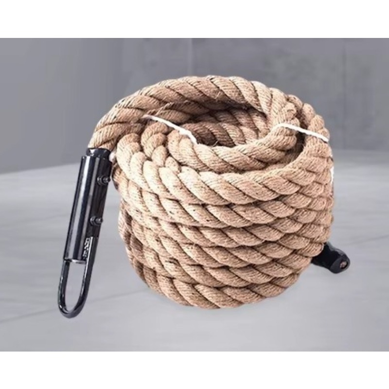 Home Gym Installation - 9m Battle Rope with Stable Mounting