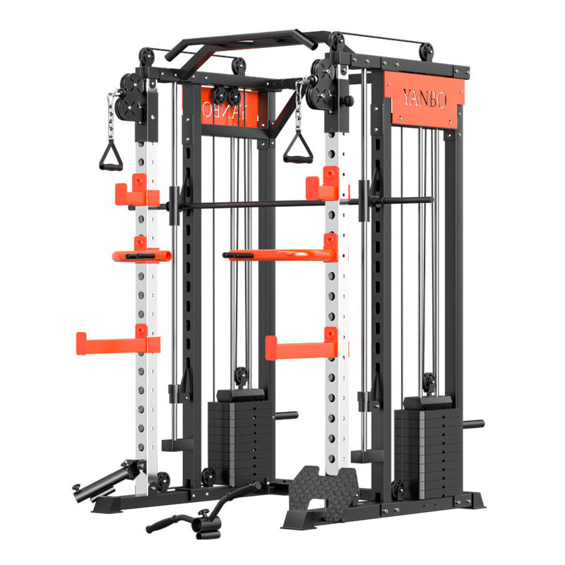 Home Gym With Smith Machine - Comprehensive Trainer Gantry Combination Squat Power