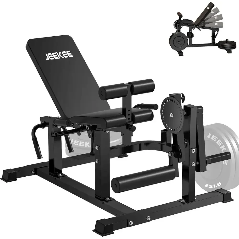 Home Gym Quad Machine - 700LB Capacity Plate Loaded Leg Machine
