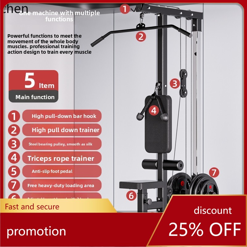 All In One Gym Home Equipment - ZML Pull Down Trainer Home Single