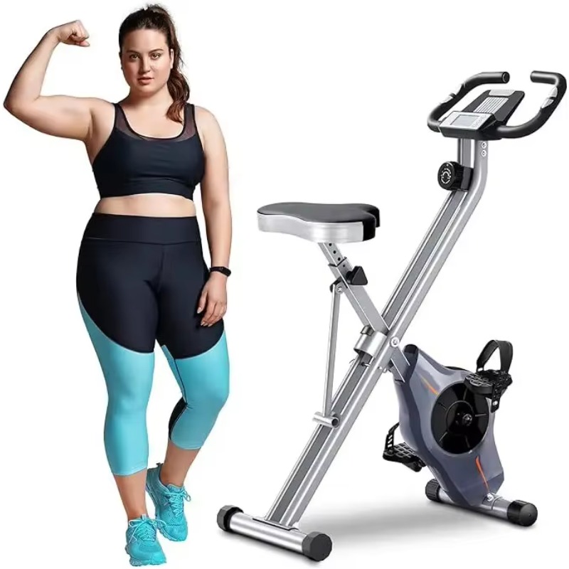 Home Gym Bike - Portable Steel Material Exercise Bike for