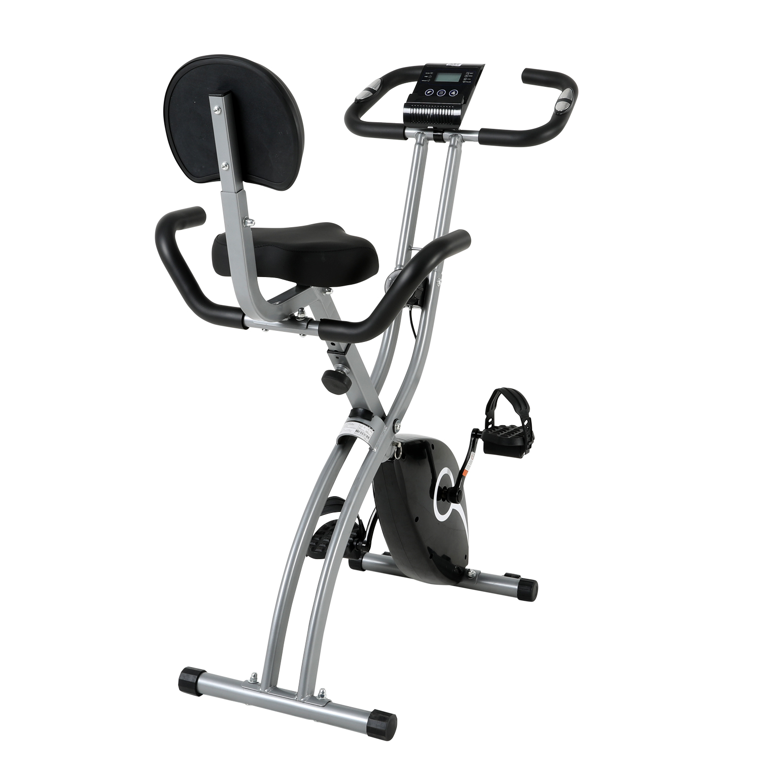 Home Gym Bike - Steel Foldable Indoor Exercise Spin Bike,