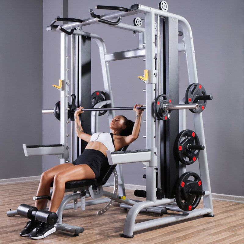 Home Gym With Smith Machine - High-Tech Cable Crossover Smith Machine Good