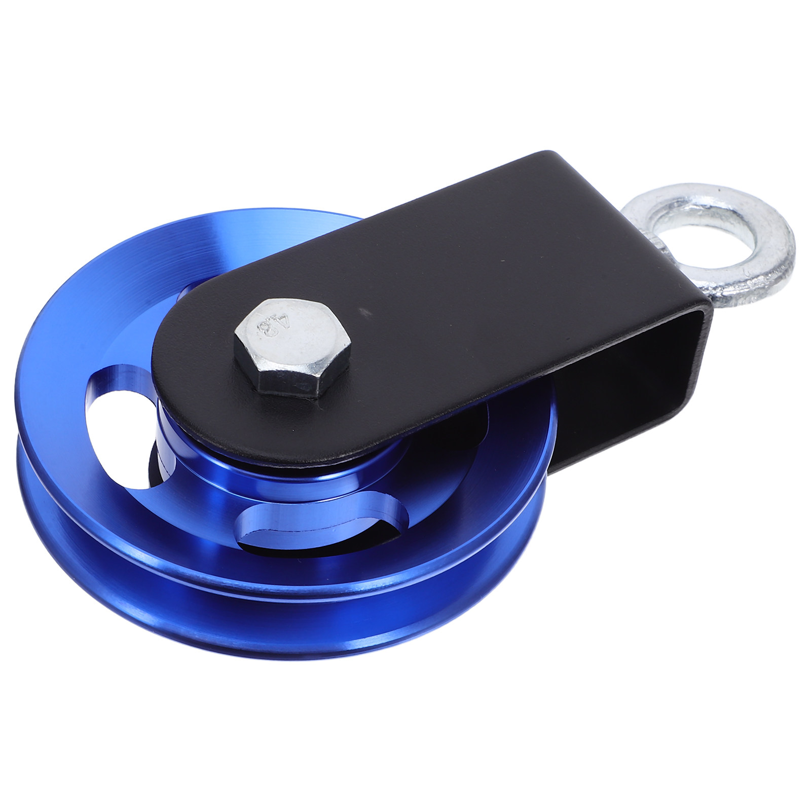 Home Gym Equipment Diy - Blue Aluminum Alloy Fitness Pulley Wheel