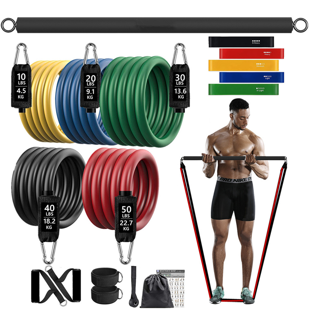 Home Gym Outfit - 150lb Fitness Booty Resistance Elastic Band