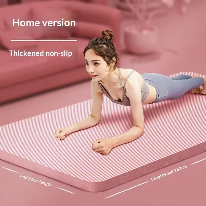 Extra Thick Non Slip Yoga Mat  - Home Gym Pilates ulasan dan harga