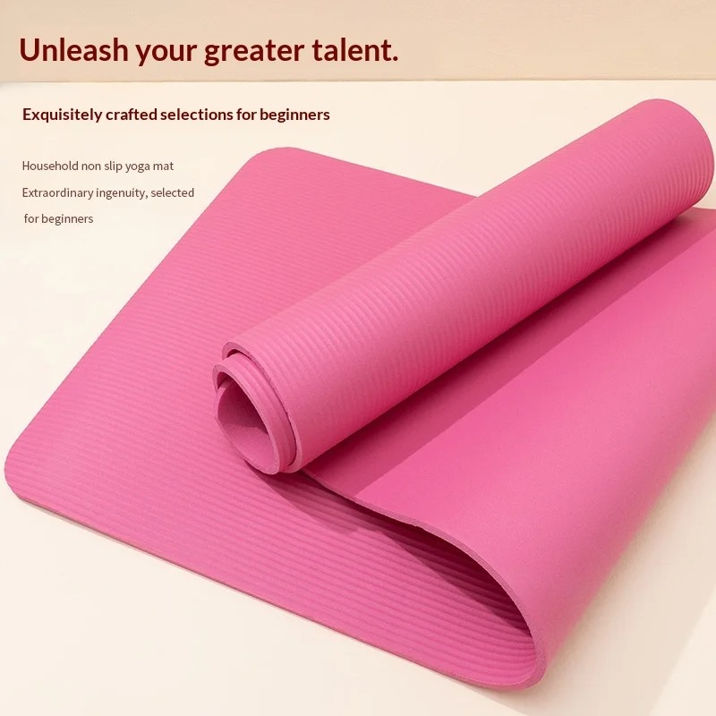 Extra Thick Non Slip Yoga Mat  - Home Gym Pilates ulasan dan harga
