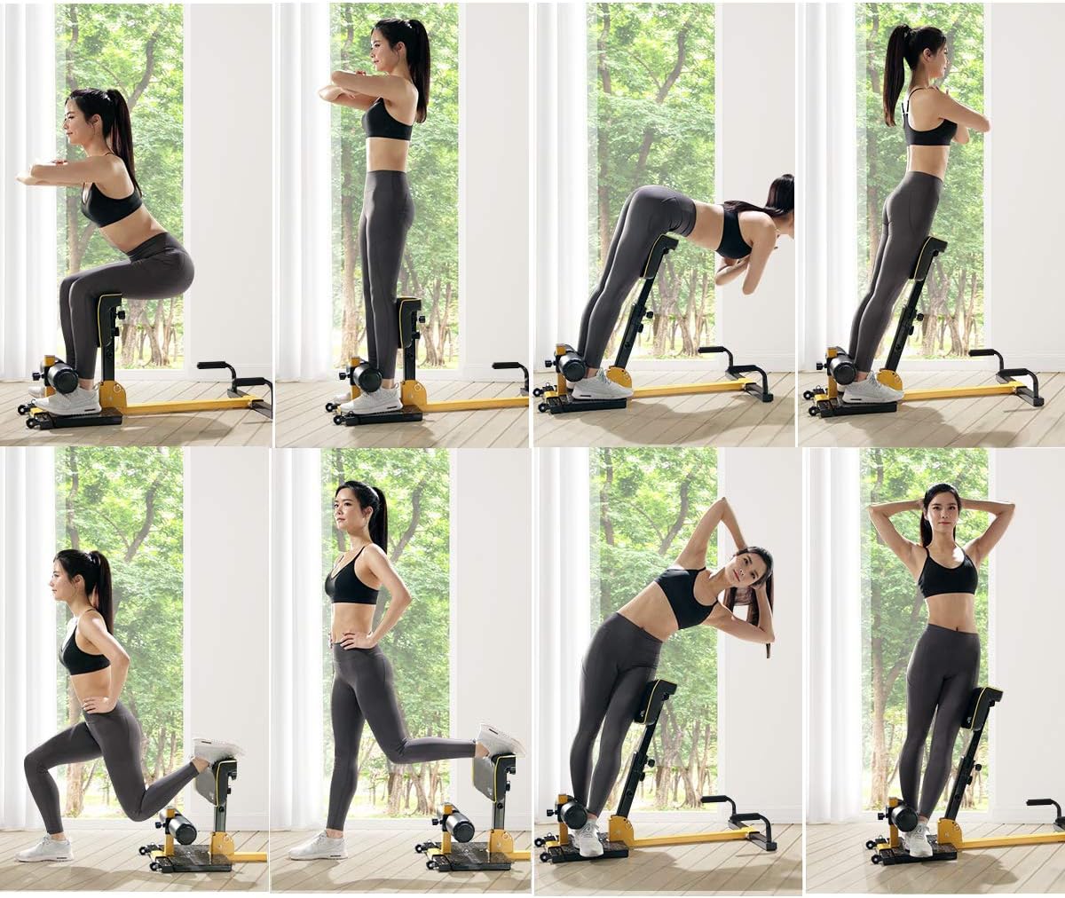 Home Gym Core Workout, PVC Mat - Home Gym Yellow ulasan dan harga