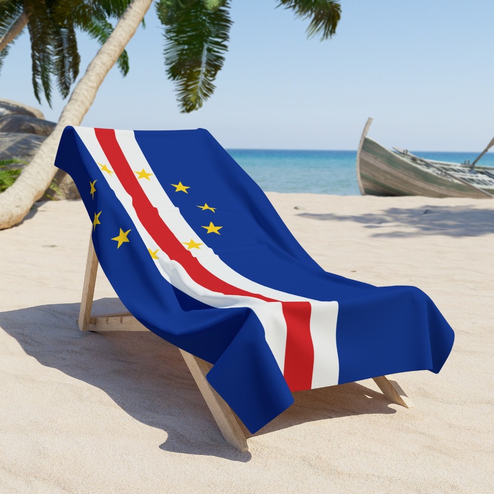 Cape Verde Flag Beach Towel Fo - Sauna Home Gym ulasan dan harga