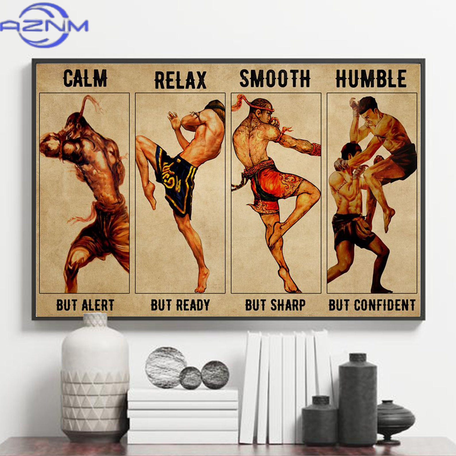 AZNM Four Moves of Muay Thai P - Home Gym Japan ulasan dan harga