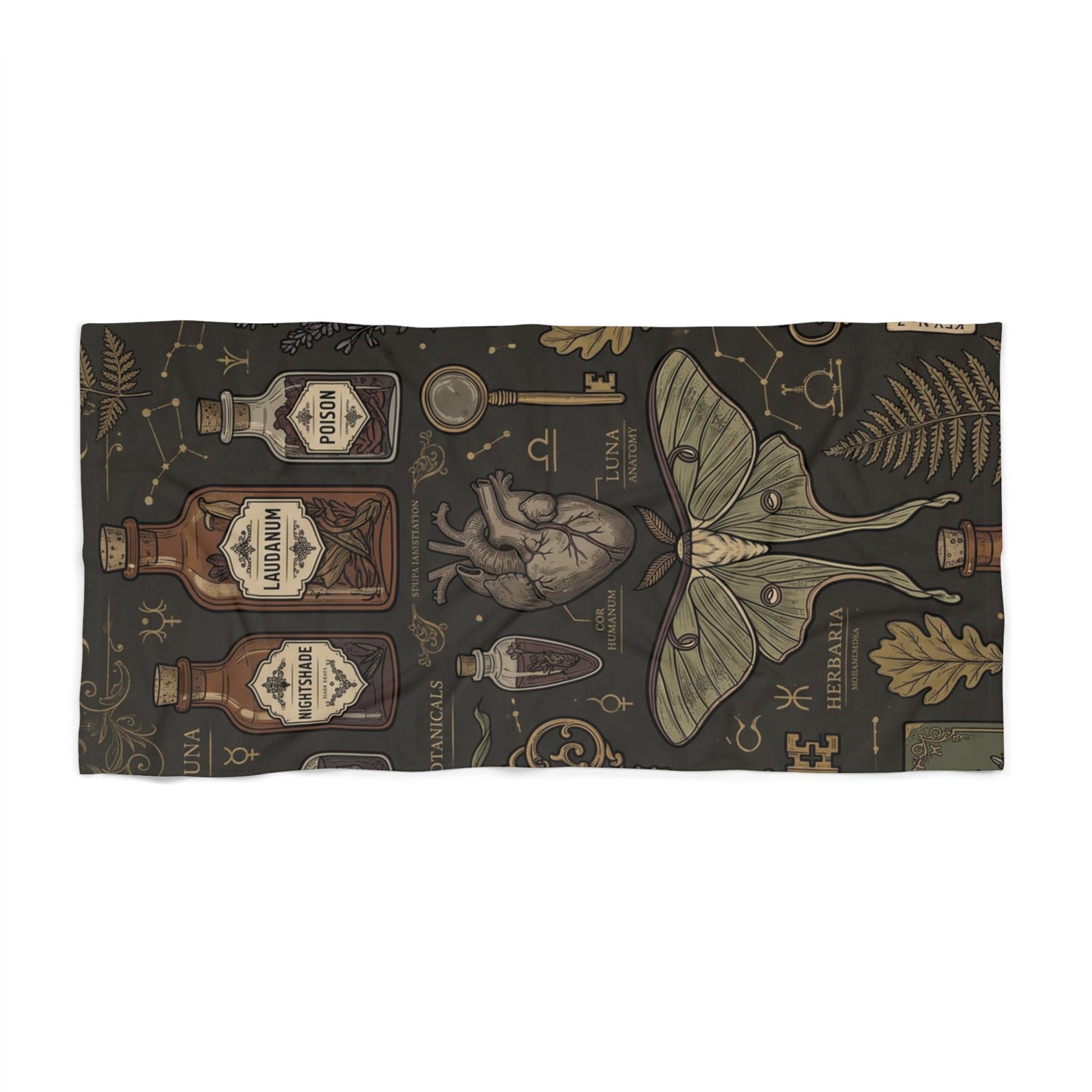 Vintage Apothecary Moth Patter - Sauna Home Gym ulasan dan harga