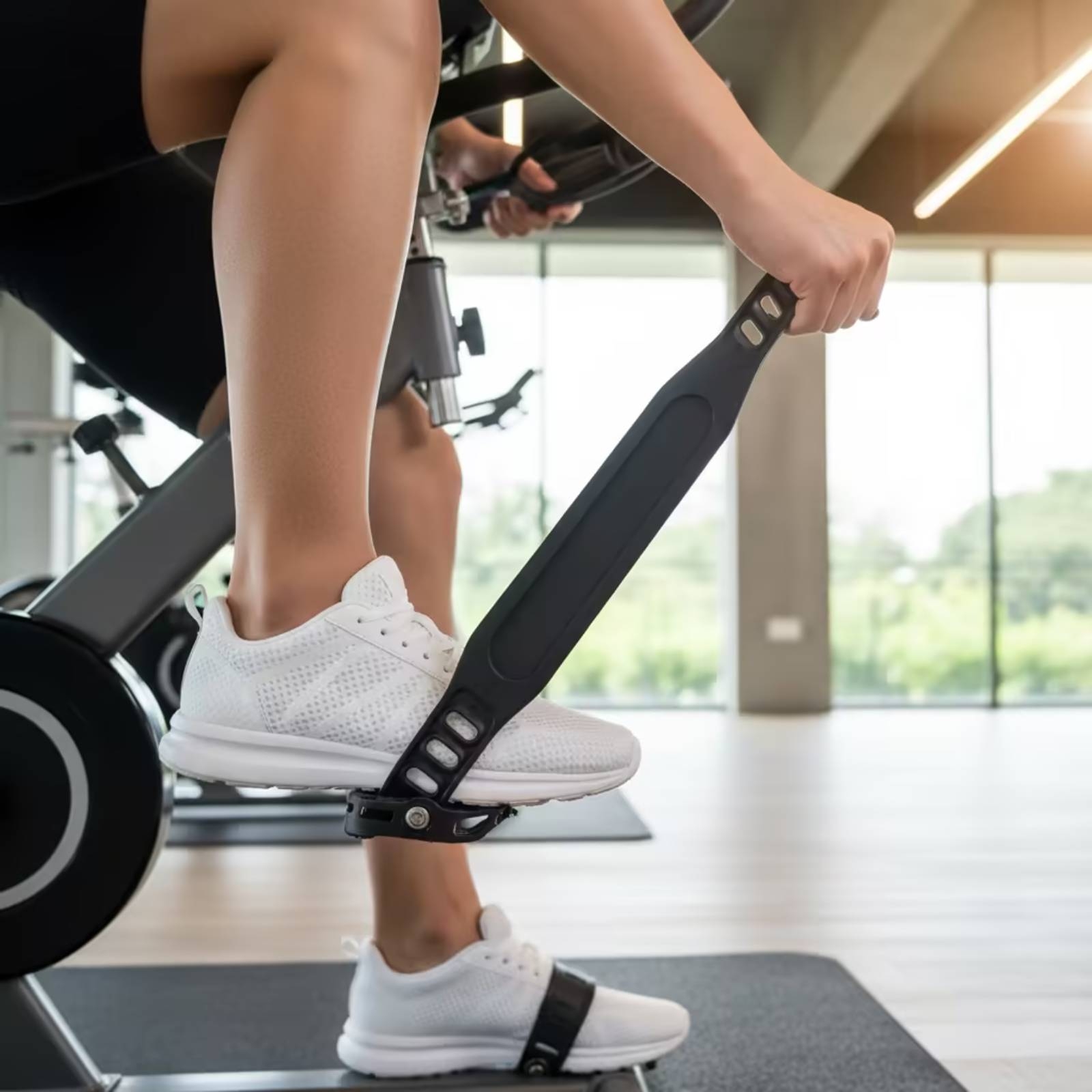 Exercise Bike Pedals with Stra - Home Gym Installation ulasan dan harga