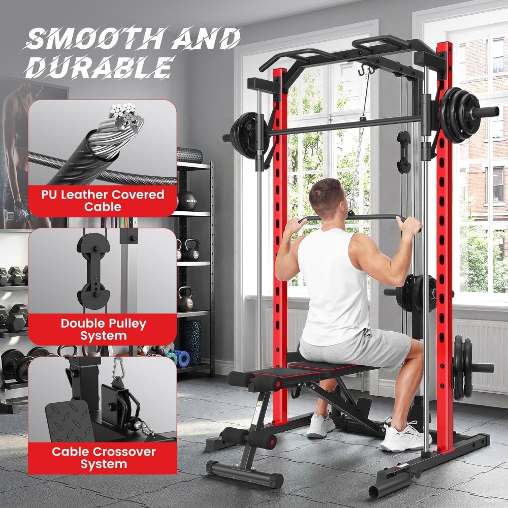 All-in-One Smith Machine Power - Home Gym With Smith Machine ulasan dan harga