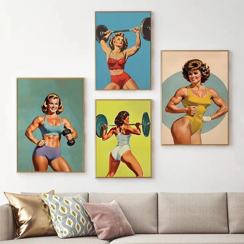 Retro Gym Women Weightlifting  - Home Gym Japan ulasan dan harga