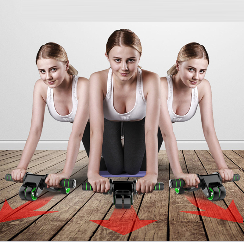 four-wheeled abdominal wheel e - Home Gym Second ulasan dan harga