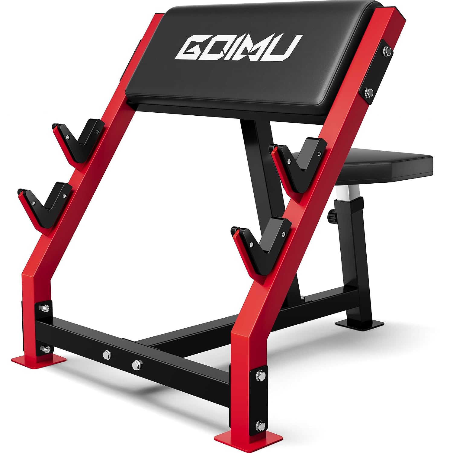 Adjustable Preacher Curl Bench - Barbell Curl Bar ulasan dan harga