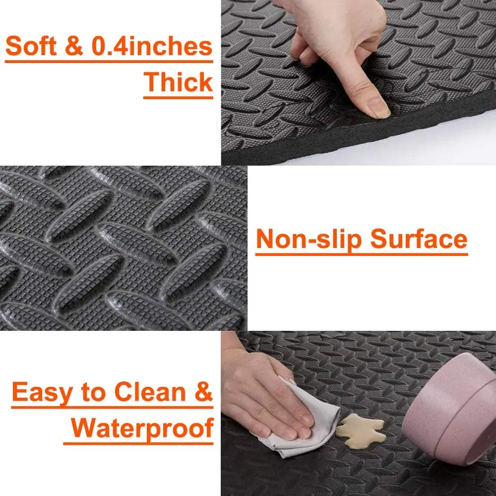 Puzzle Fitness Mat EVA Interlo - Home Gym Kids ulasan dan harga