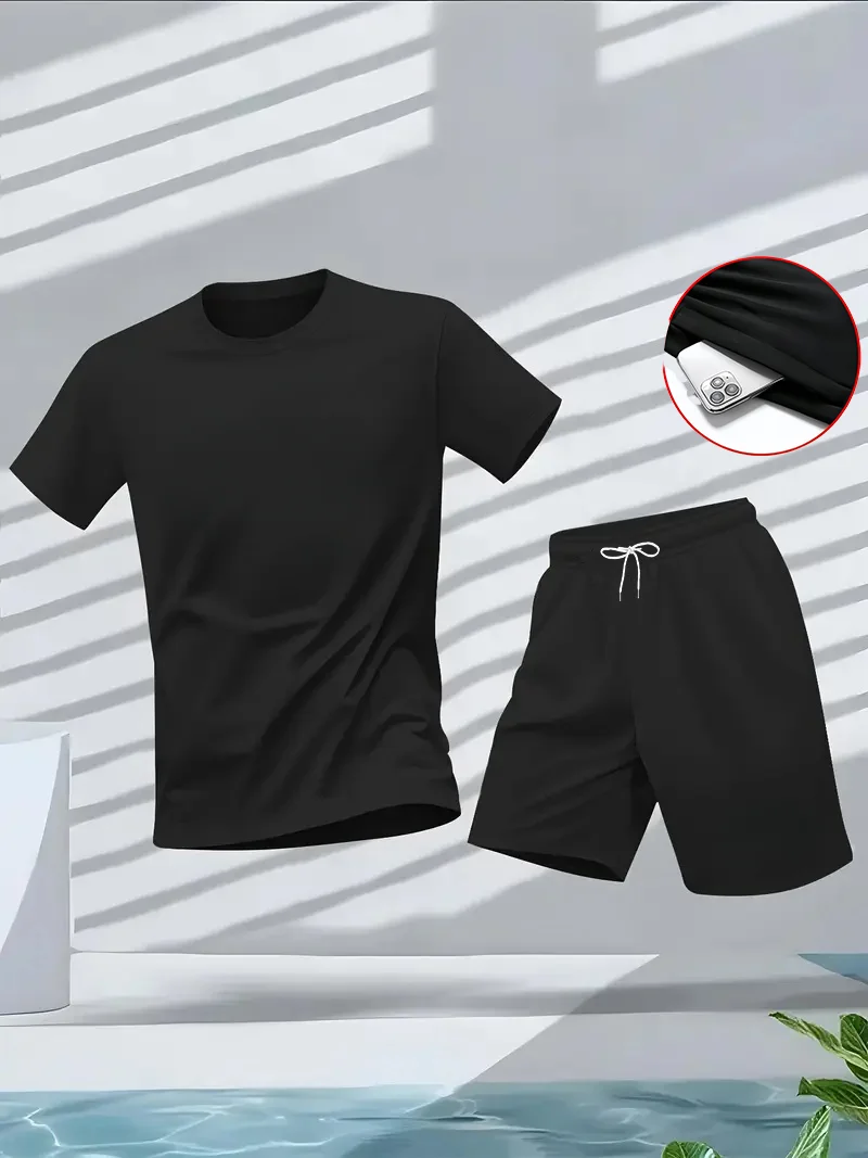 Men's Suit 2pcs Set Fashion Le - Home Gym Full Body ulasan dan harga