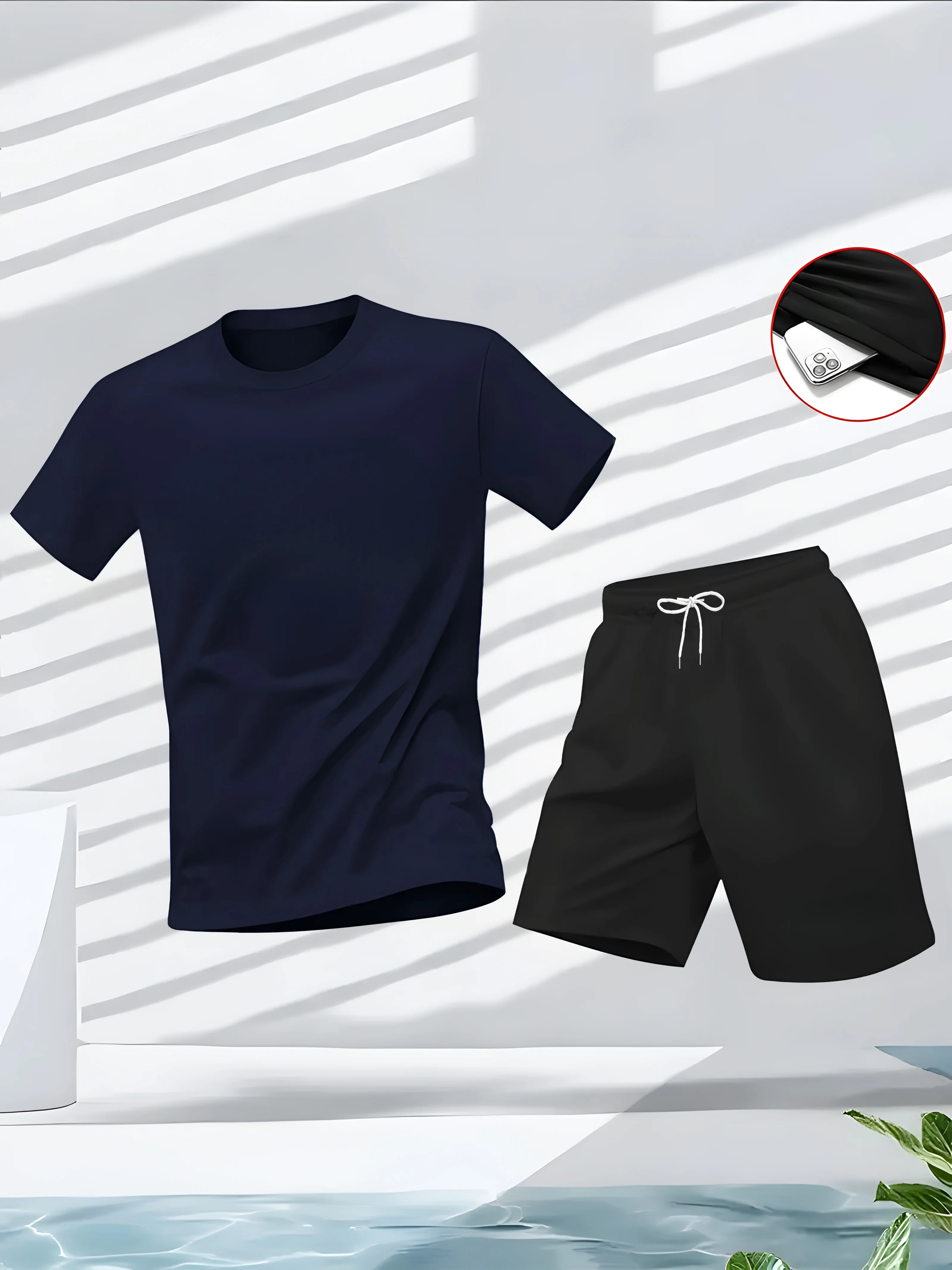 Men's Suit 2pcs Set Fashion Le - Home Gym Full Body ulasan dan harga