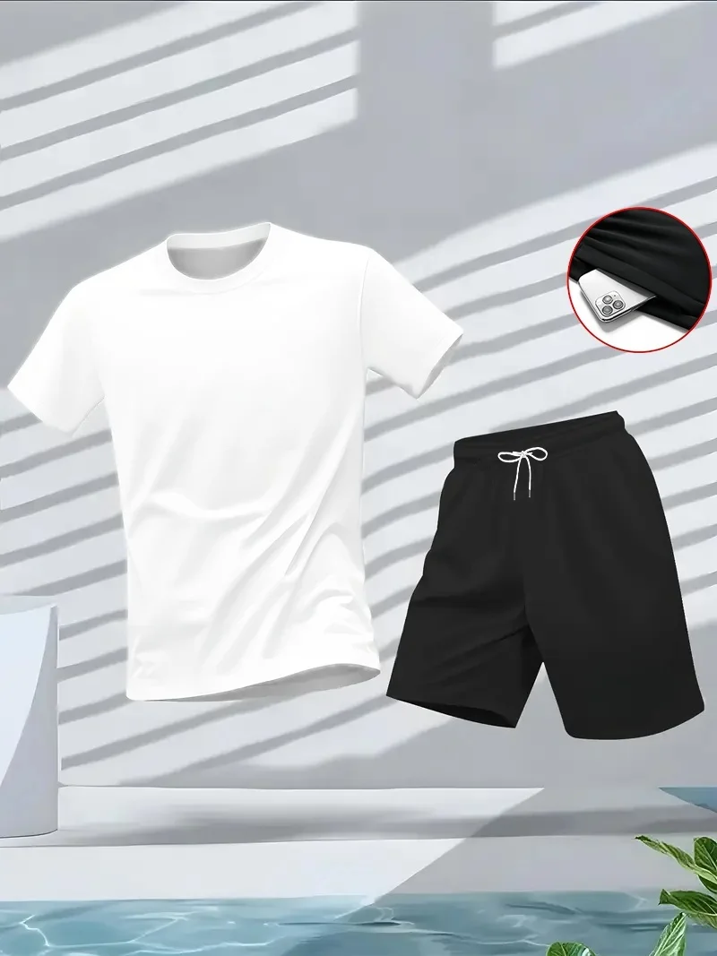 Men's Suit 2pcs Set Fashion Le - Home Gym Full Body ulasan dan harga