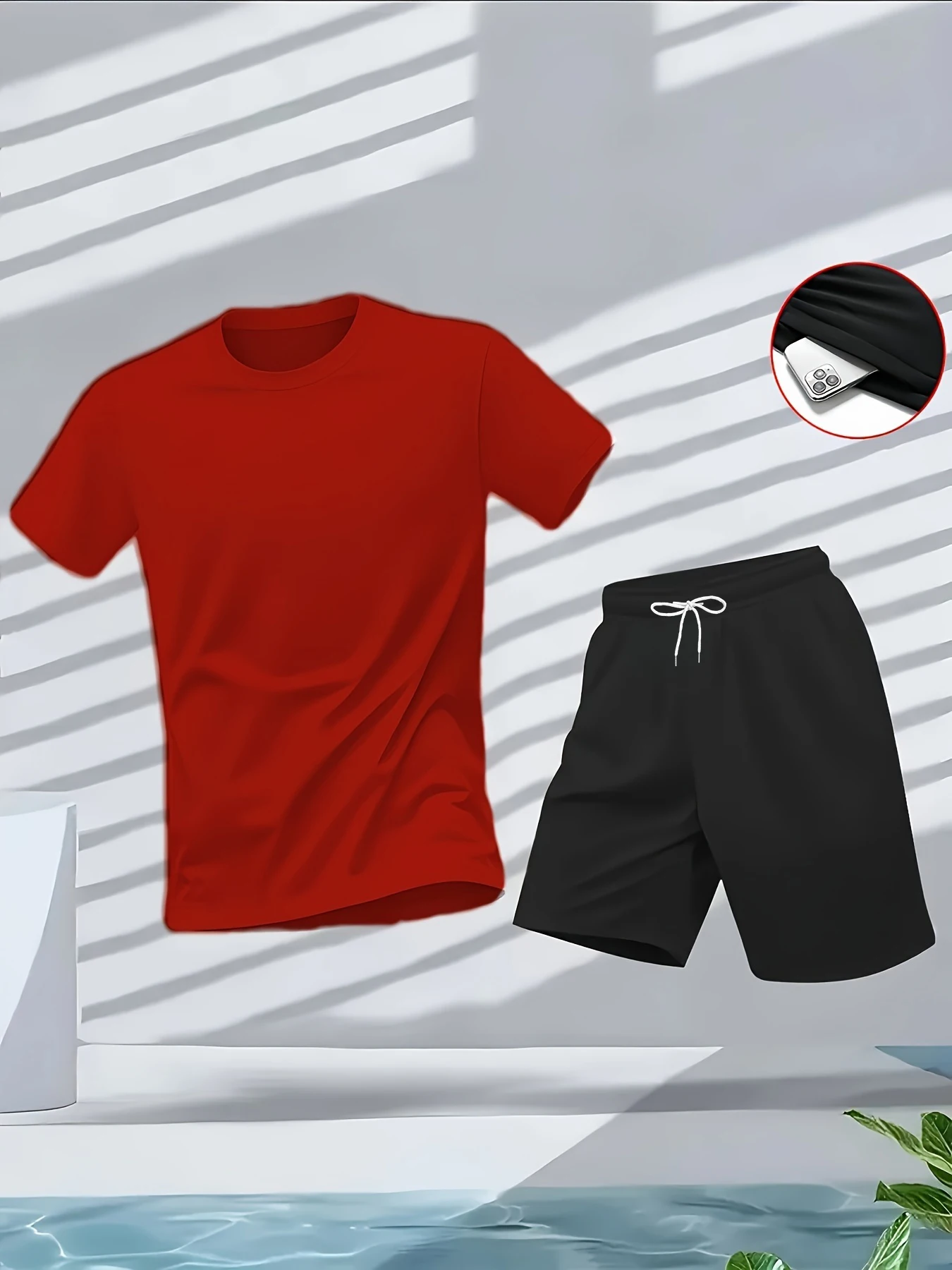 Men's Suit 2pcs Set Fashion Le - Home Gym Full Body ulasan dan harga