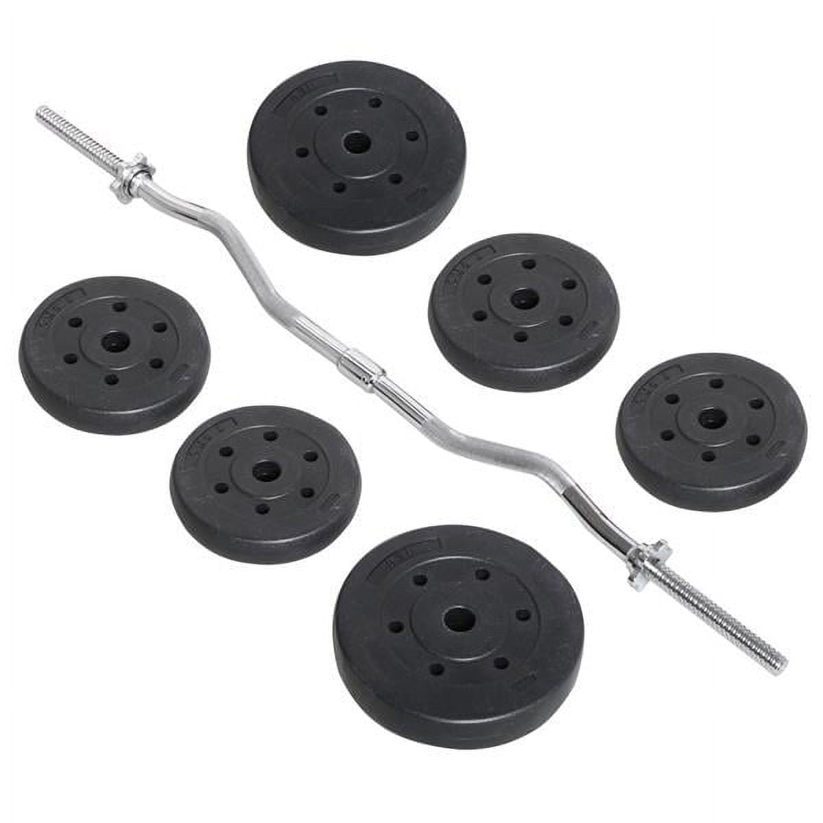 55 lb barbell dumbbell for str - Barbell Curl Bar ulasan dan harga