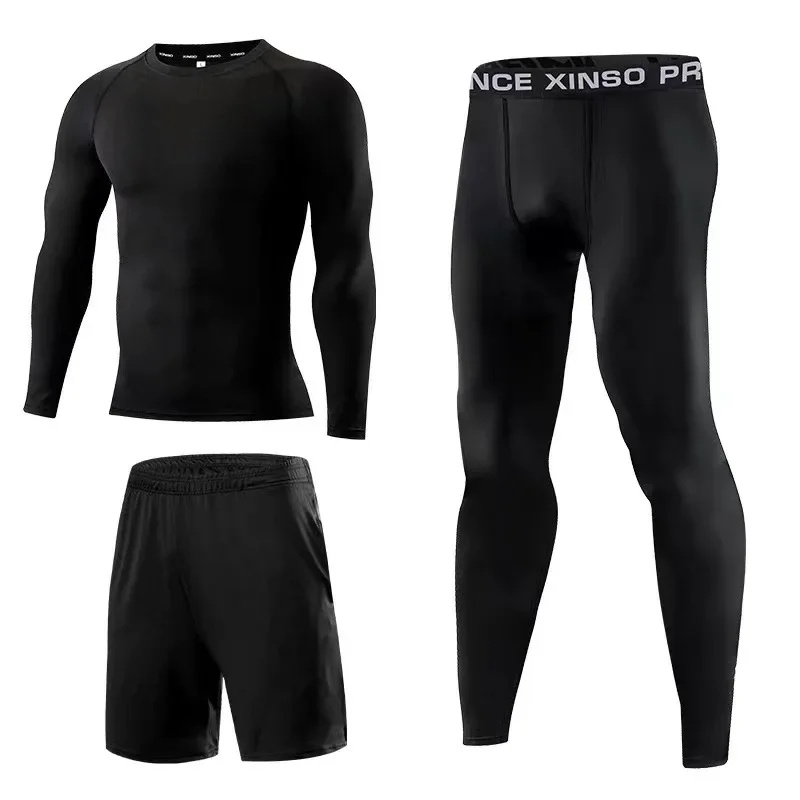 Sports suit men running fitnes - Home Gym Full Body ulasan dan harga