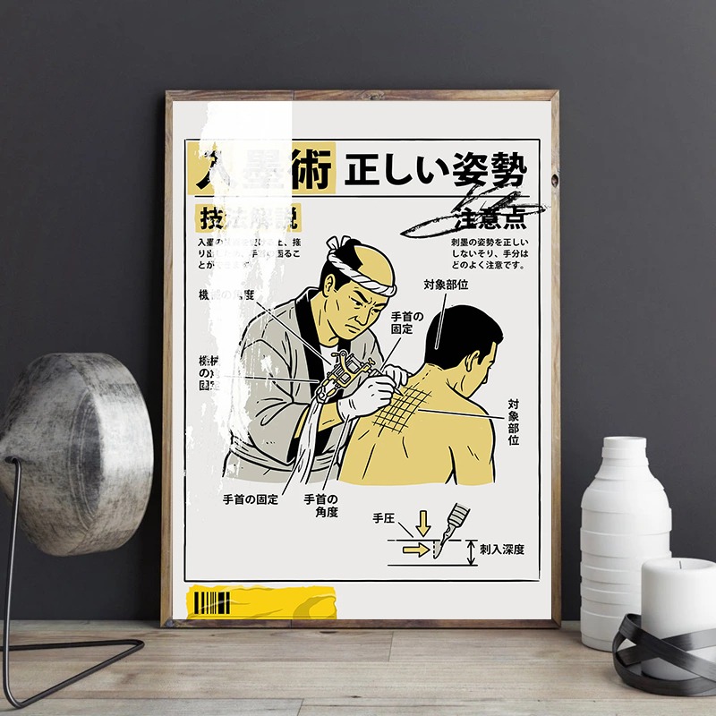 Ink Style Japanese Tattooing T - Home Gym Japan ulasan dan harga