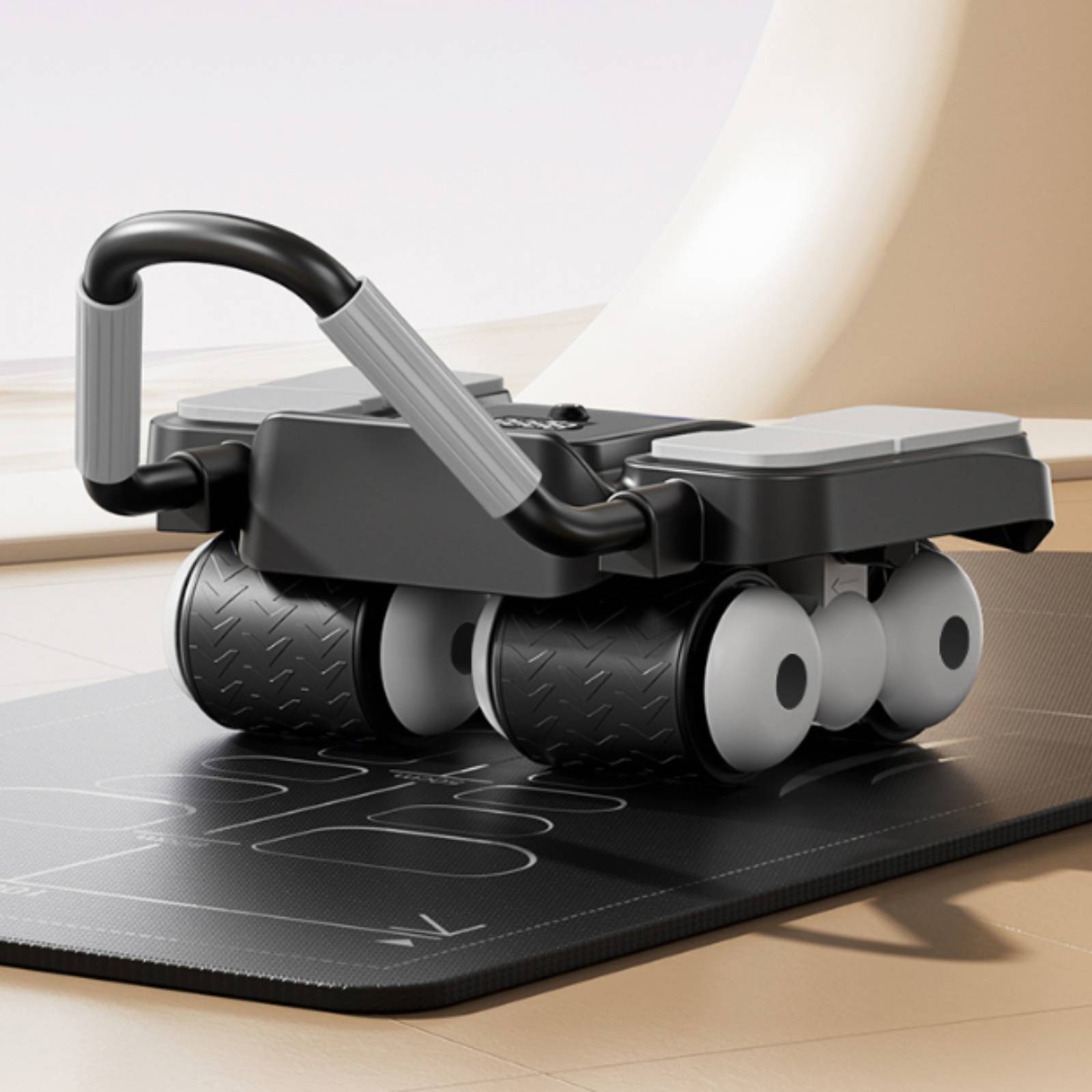Four-Wheel Abdominal Roller Wi - Home Gym Second ulasan dan harga