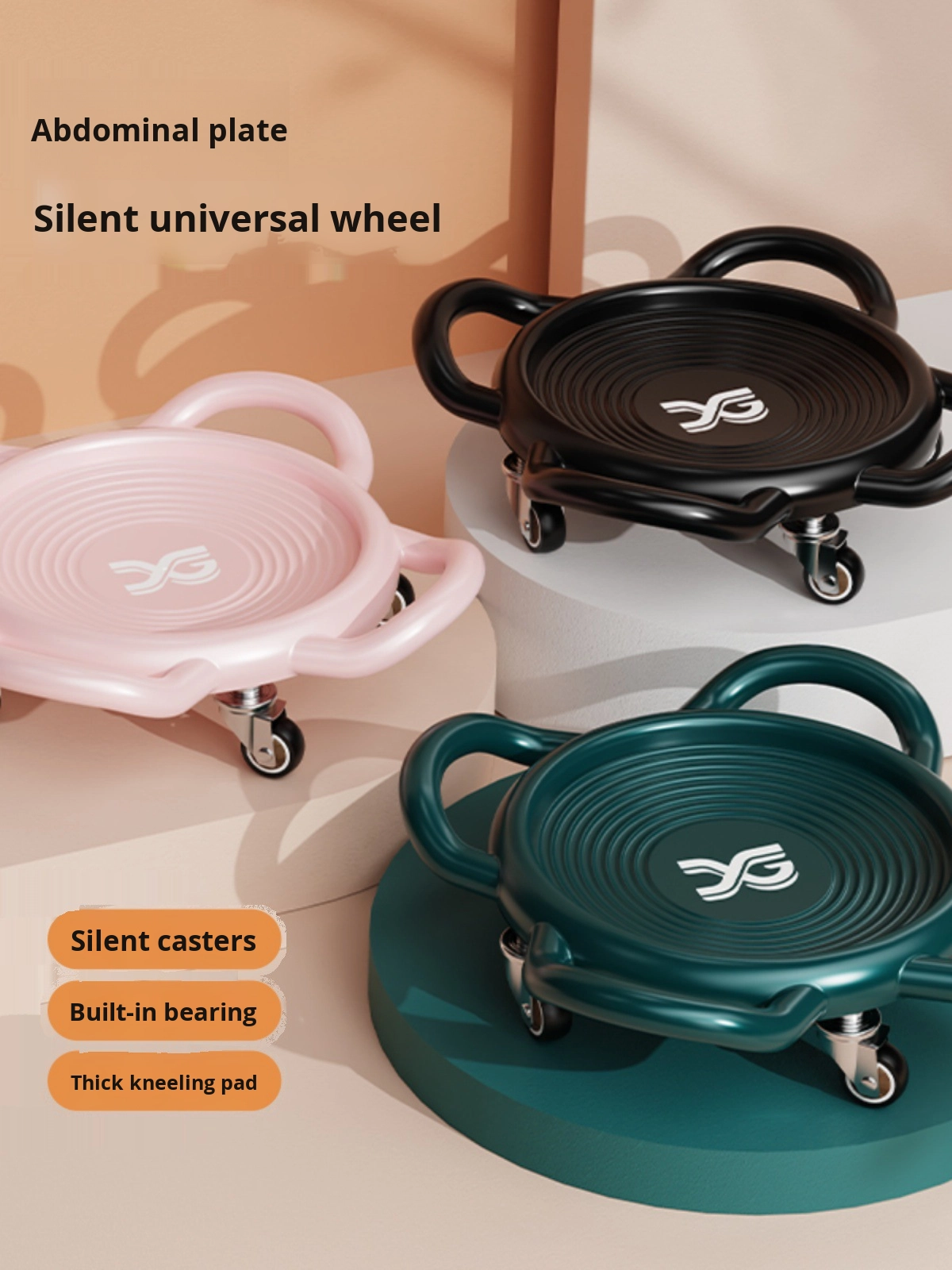 Eco-Friendly AB Wheel Silent S - Home Gym Second ulasan dan harga