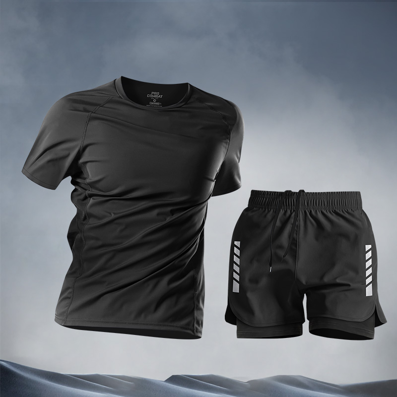 Casual Suits for Men Men's Sum - Home Gym Outfit ulasan dan harga