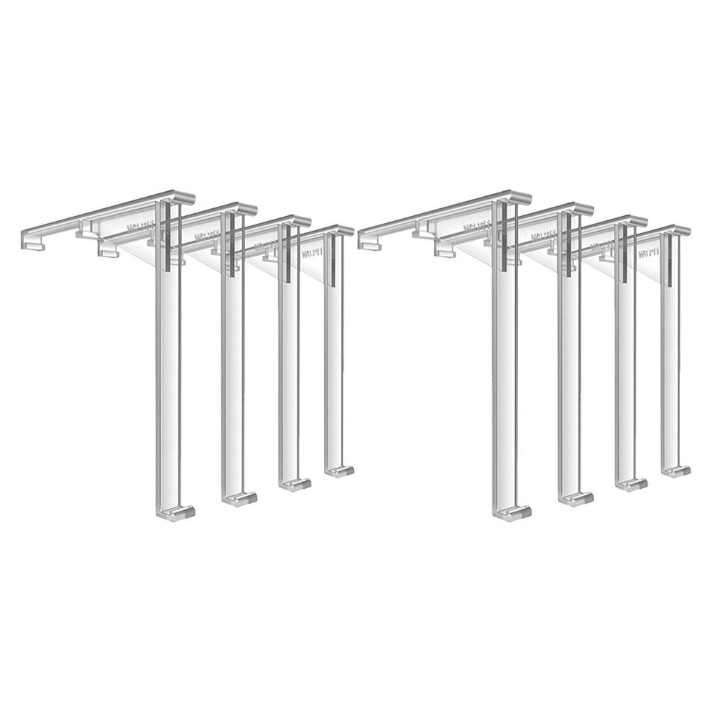 8Pcs Clear Valance Clips Plast - Vertical Leg Press ulasan dan harga