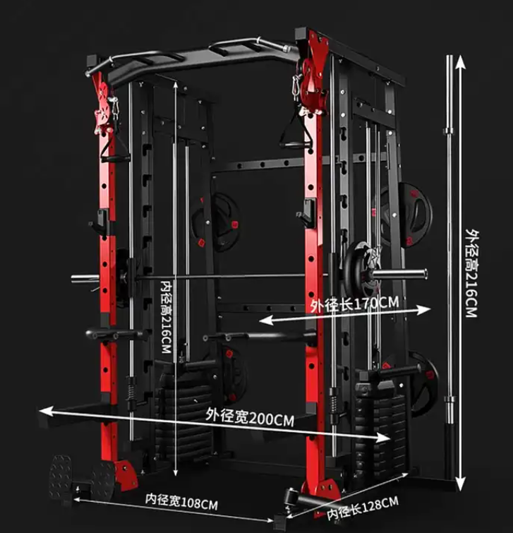 Heavy Duty All-in-One Smith Ma - Home Gym Weight Machine ulasan dan harga