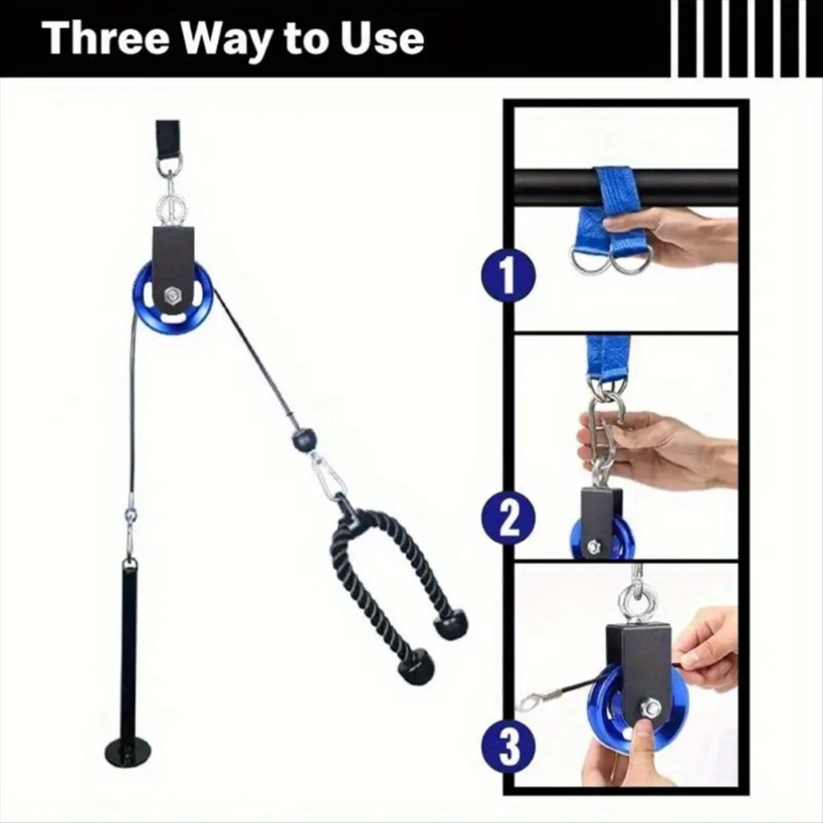 New arrival Cable Pulley with  - Home Gym Equipment Diy ulasan dan harga