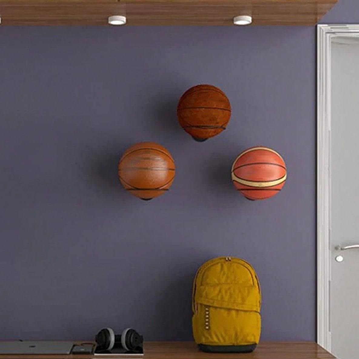 Space Saving Wall Mounted Bask - Home Gym Installation ulasan dan harga