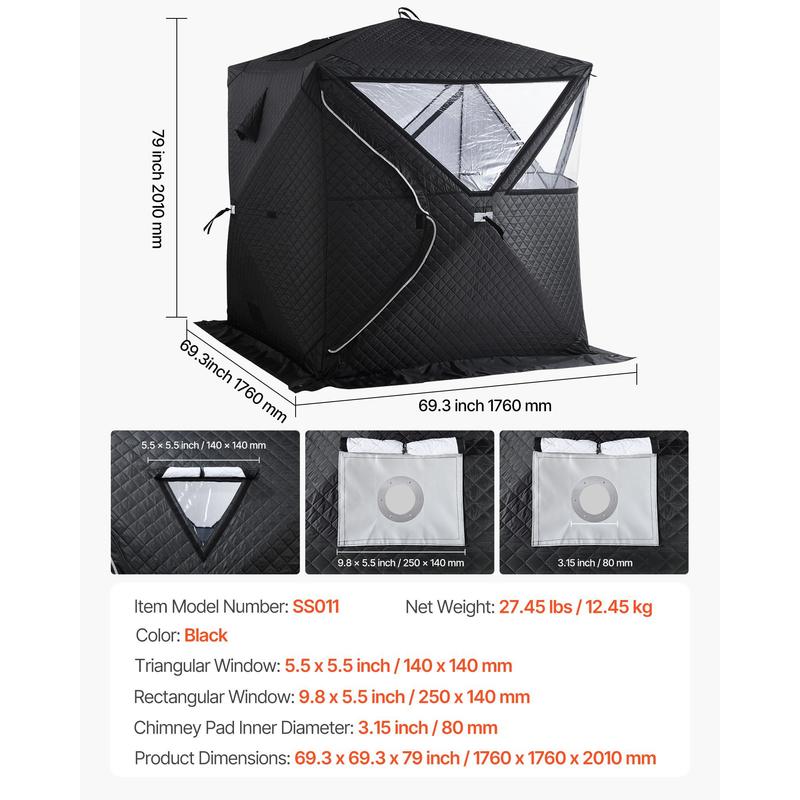 Outdoor Sauna Tent Pro, Portab - Sauna Home Gym ulasan dan harga