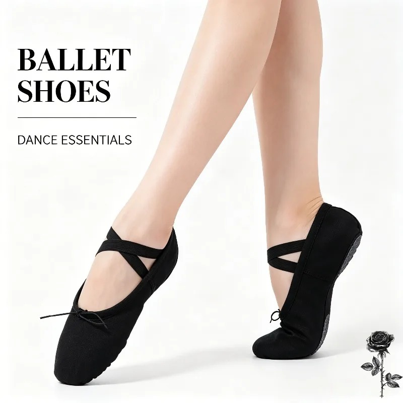 Flat Head Ballet Slippers Soft - Home Gym Kids ulasan dan harga