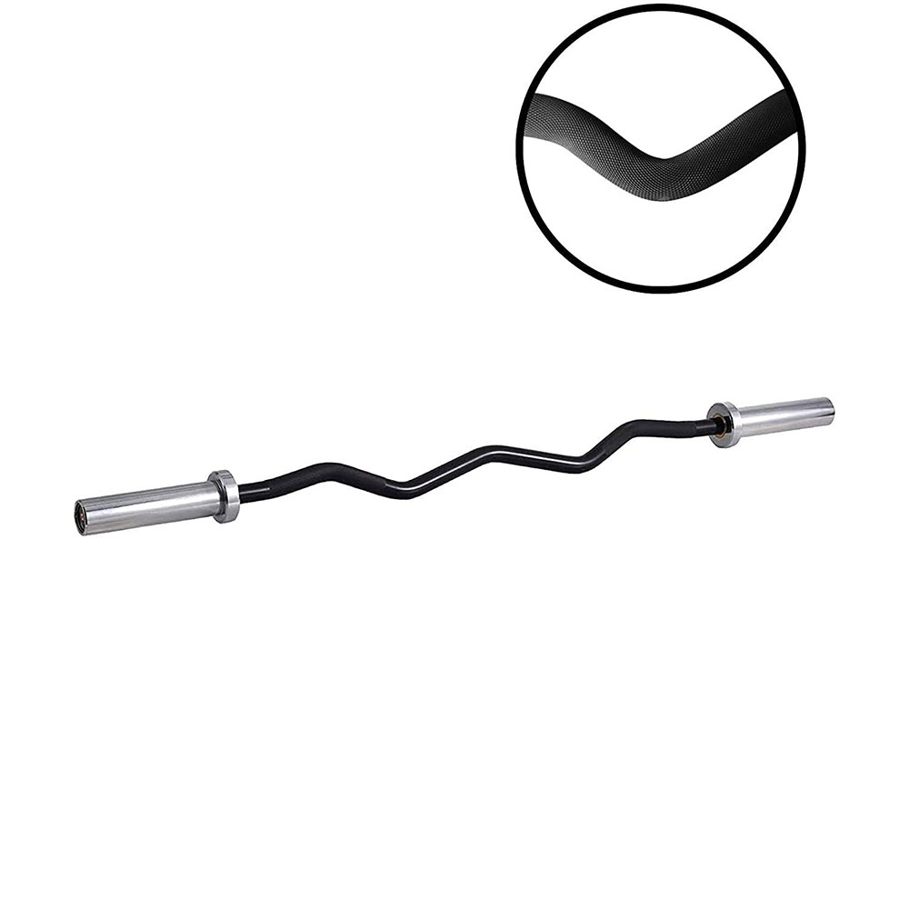 Seamless Curl Barbell Bar with - Barbell Curl Bar ulasan dan harga