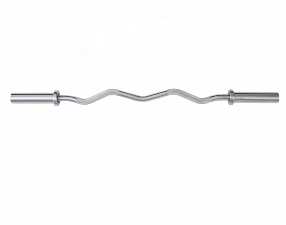 Professional Quality Hard Chro - Barbell Curl Bar ulasan dan harga