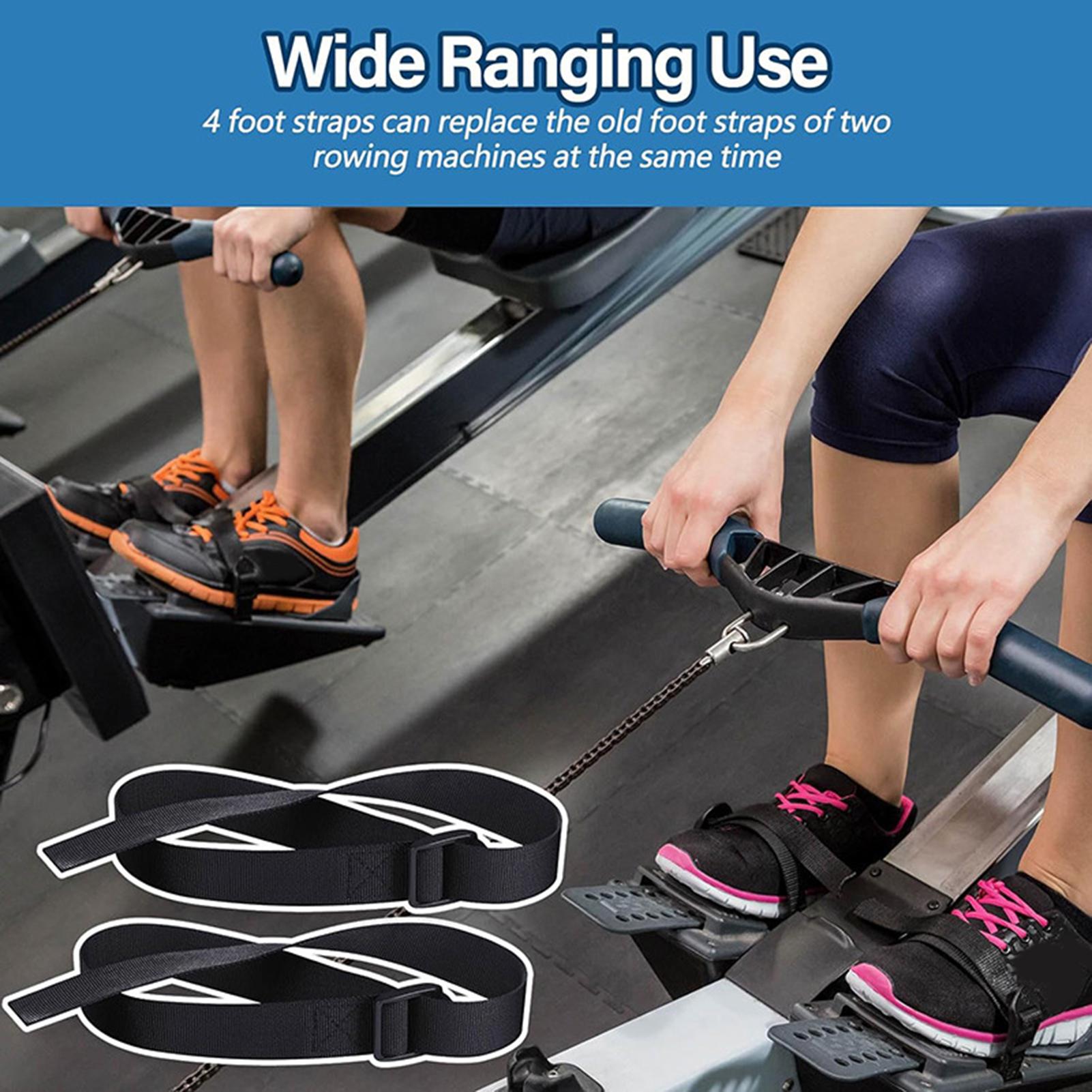 2Pcs Rowing Machine Feet Strap - Home Gym Installation ulasan dan harga