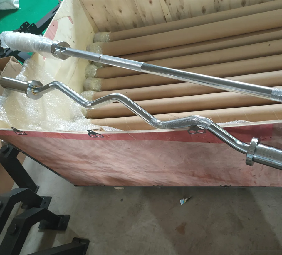 Gym Equipment Factory Direct S - Barbell Curl Bar ulasan dan harga