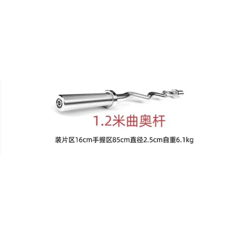 1.2m Curl Bar Steel Exercise B - Barbell Curl Bar ulasan dan harga