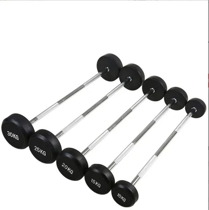 Weightlifting Straight Curl Ru - Barbell Curl Bar ulasan dan harga