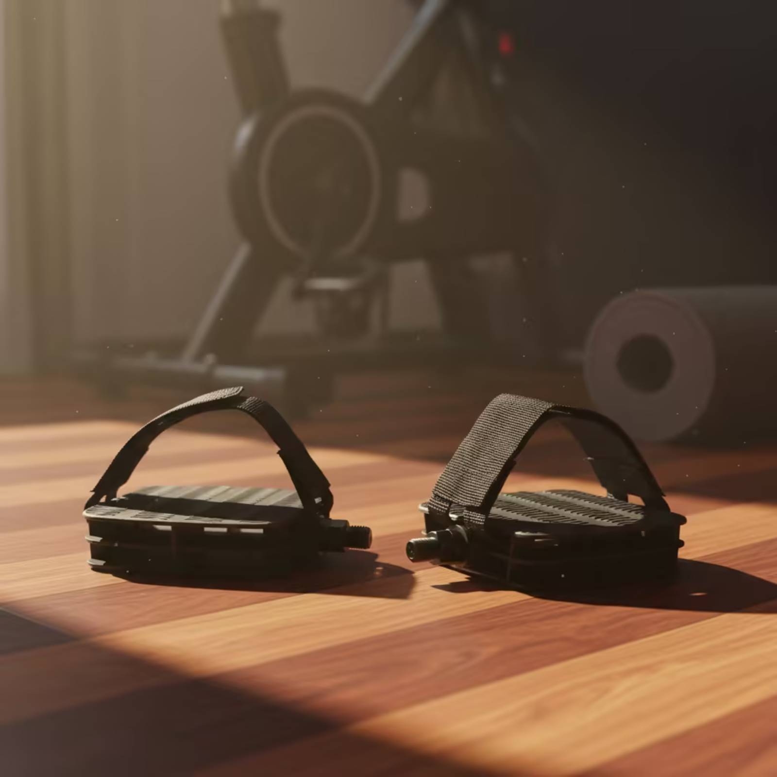 Exercise Bike Pedals with Stra - Home Gym Bike ulasan dan harga